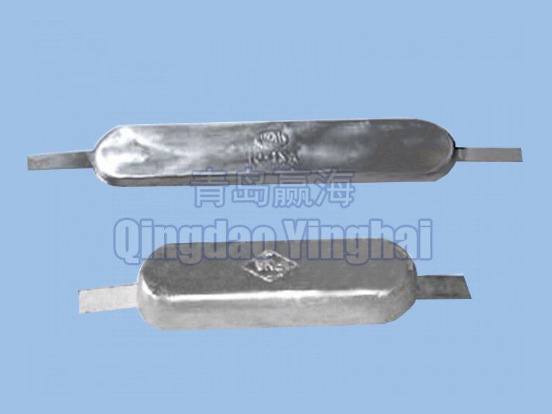 Aluminium alloy sacrificial anode(ballast tank, ship)